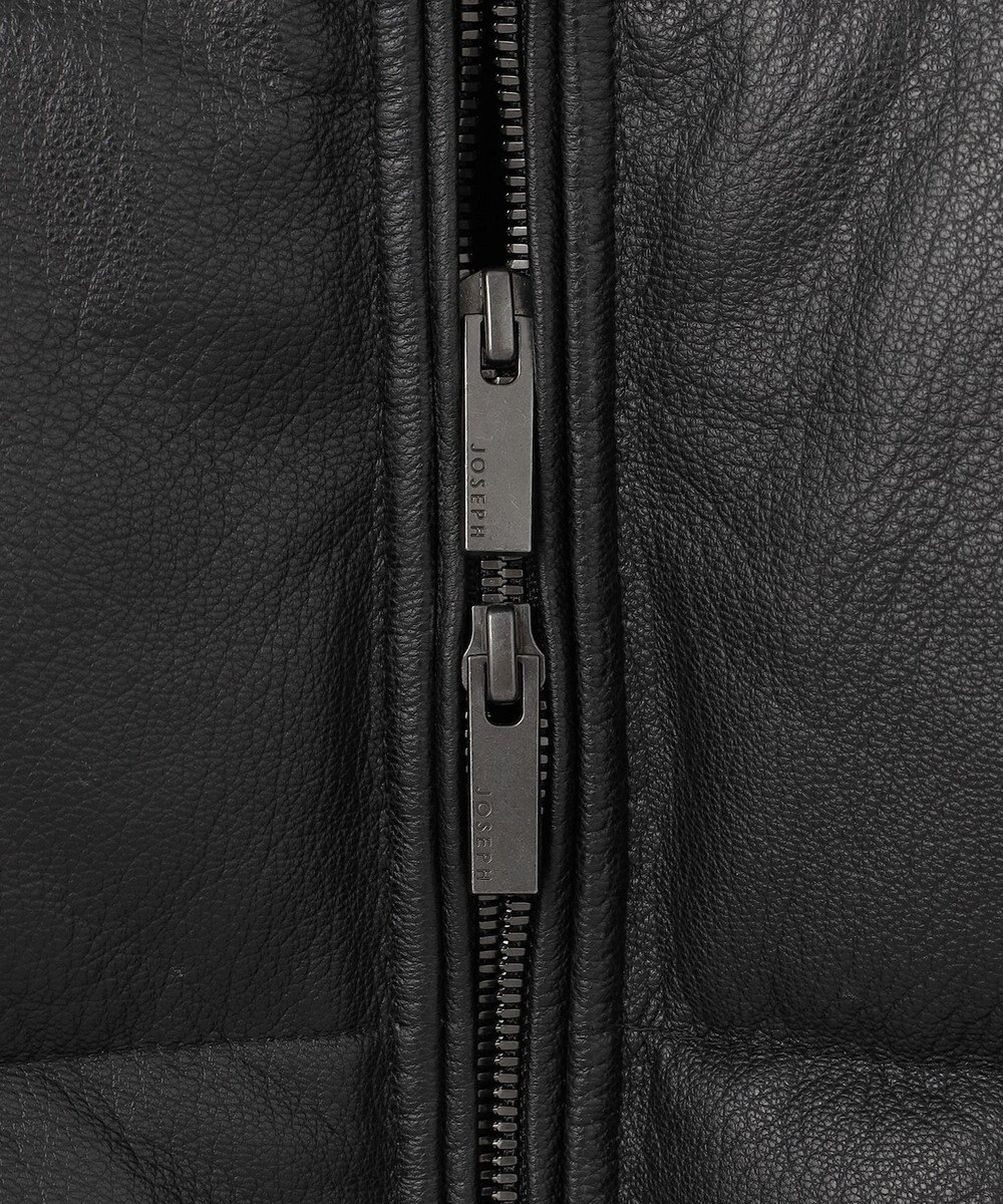 JOSEPH HOMME ライトゴートシュリンクレザー　ダウンベスト 