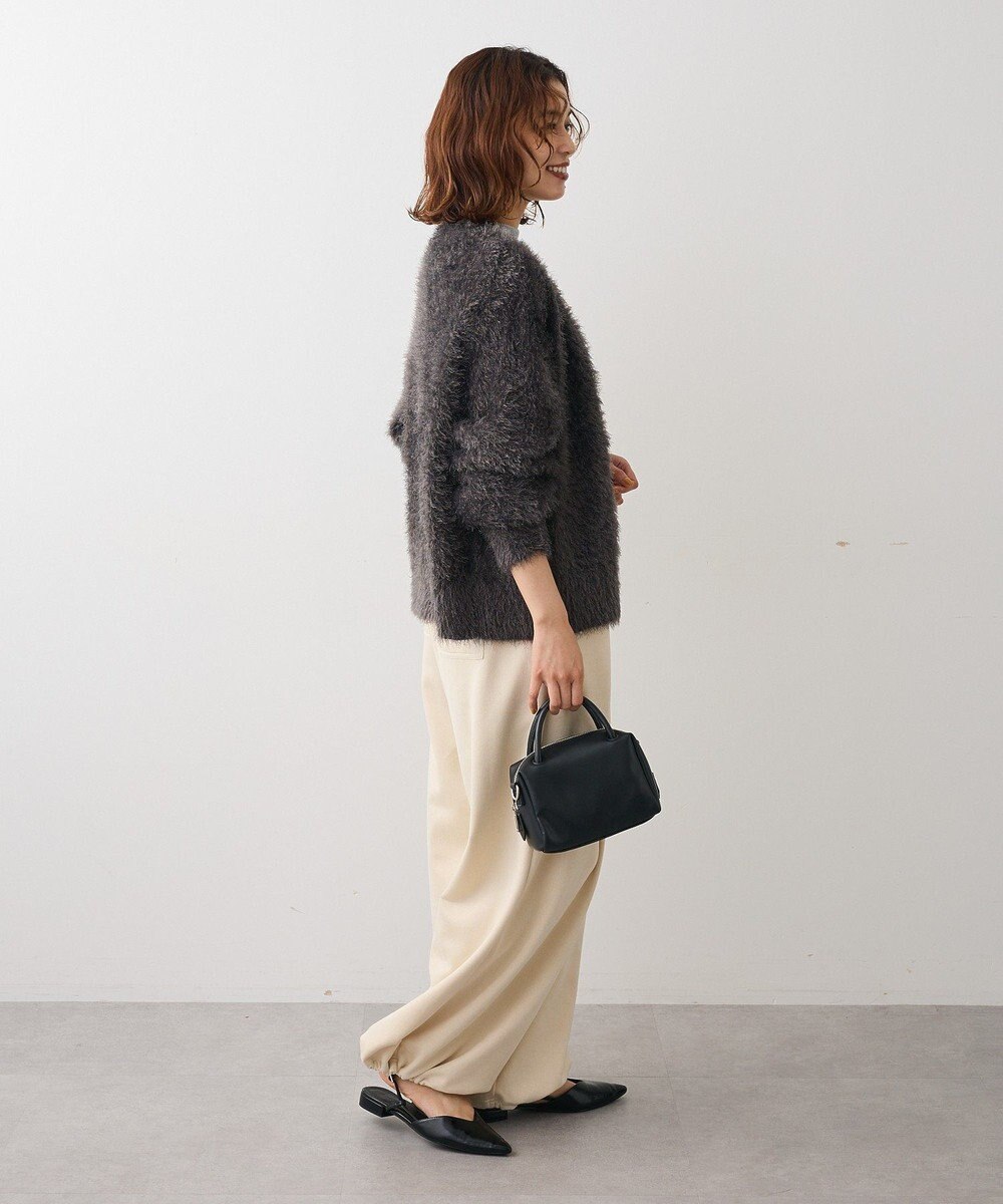 Green Parks シャギーＶネックカーディガン 