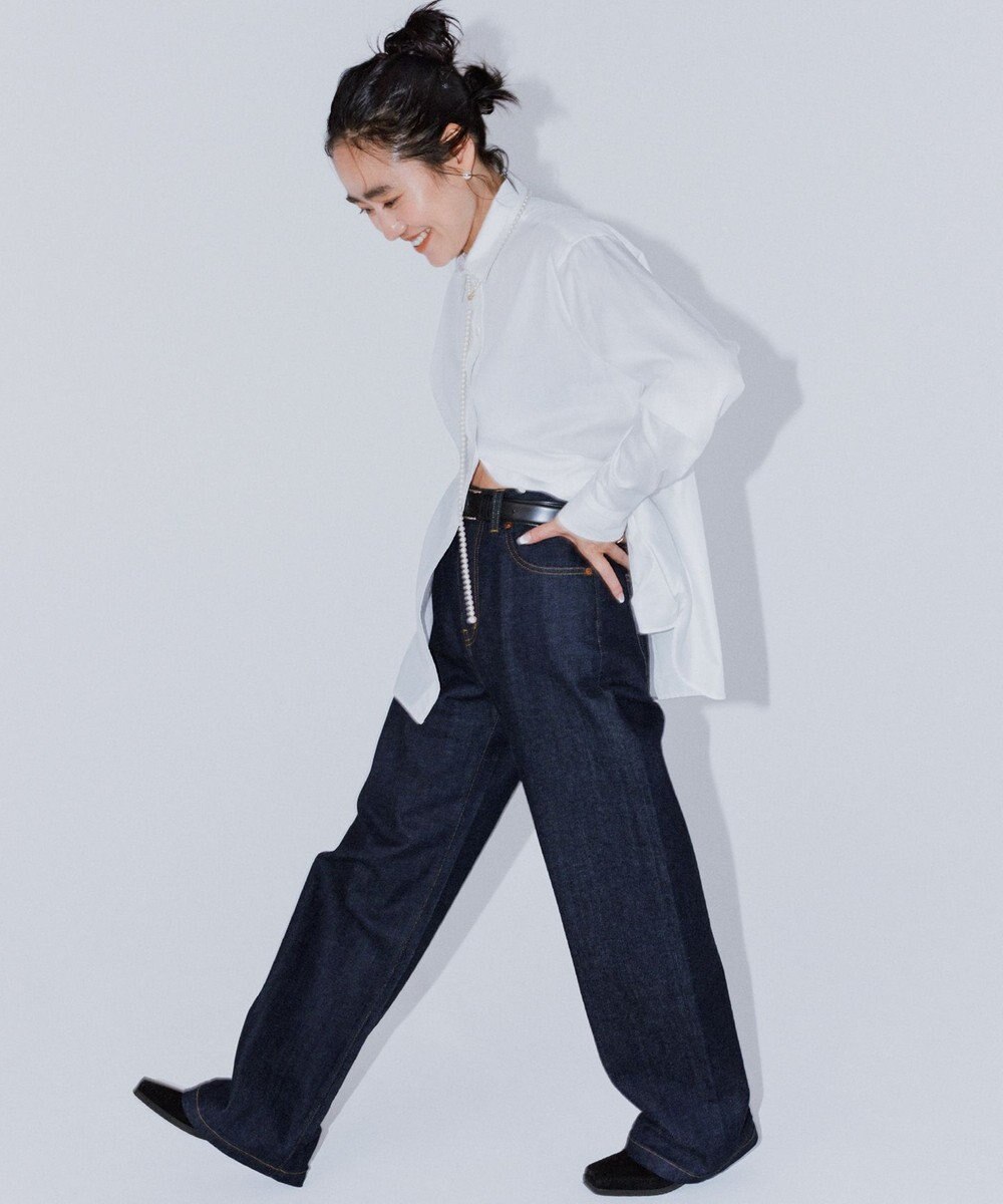 23区 L 【CLASSY.2月号掲載/洗える】CANCLINI ベーシック シャツ 