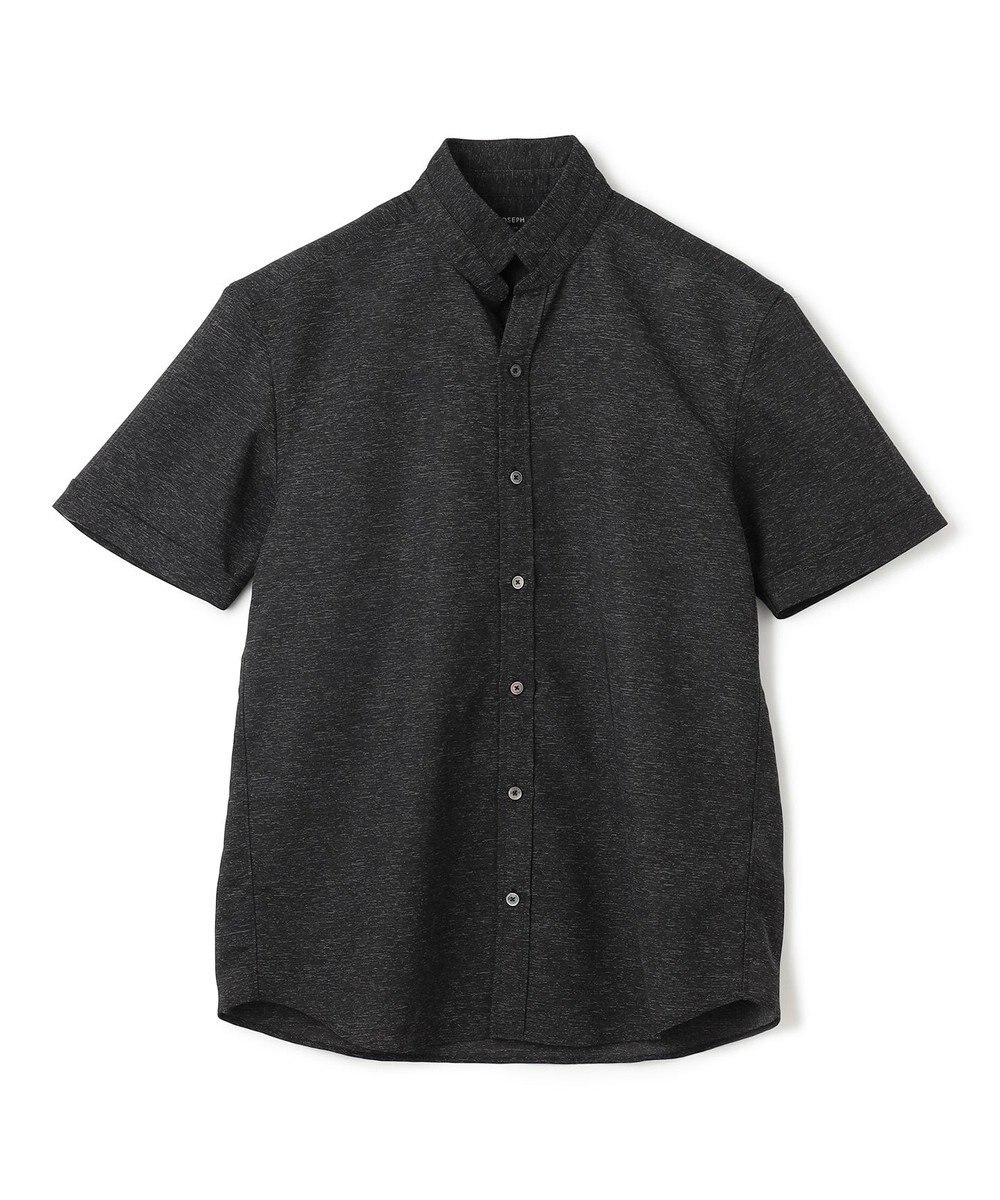 JOSEPH HOMME 新素材【軽量/通気性/清涼感/洗える/ストレッチ】レノクロスストレッチ　ウィングカラー半袖シャツ 