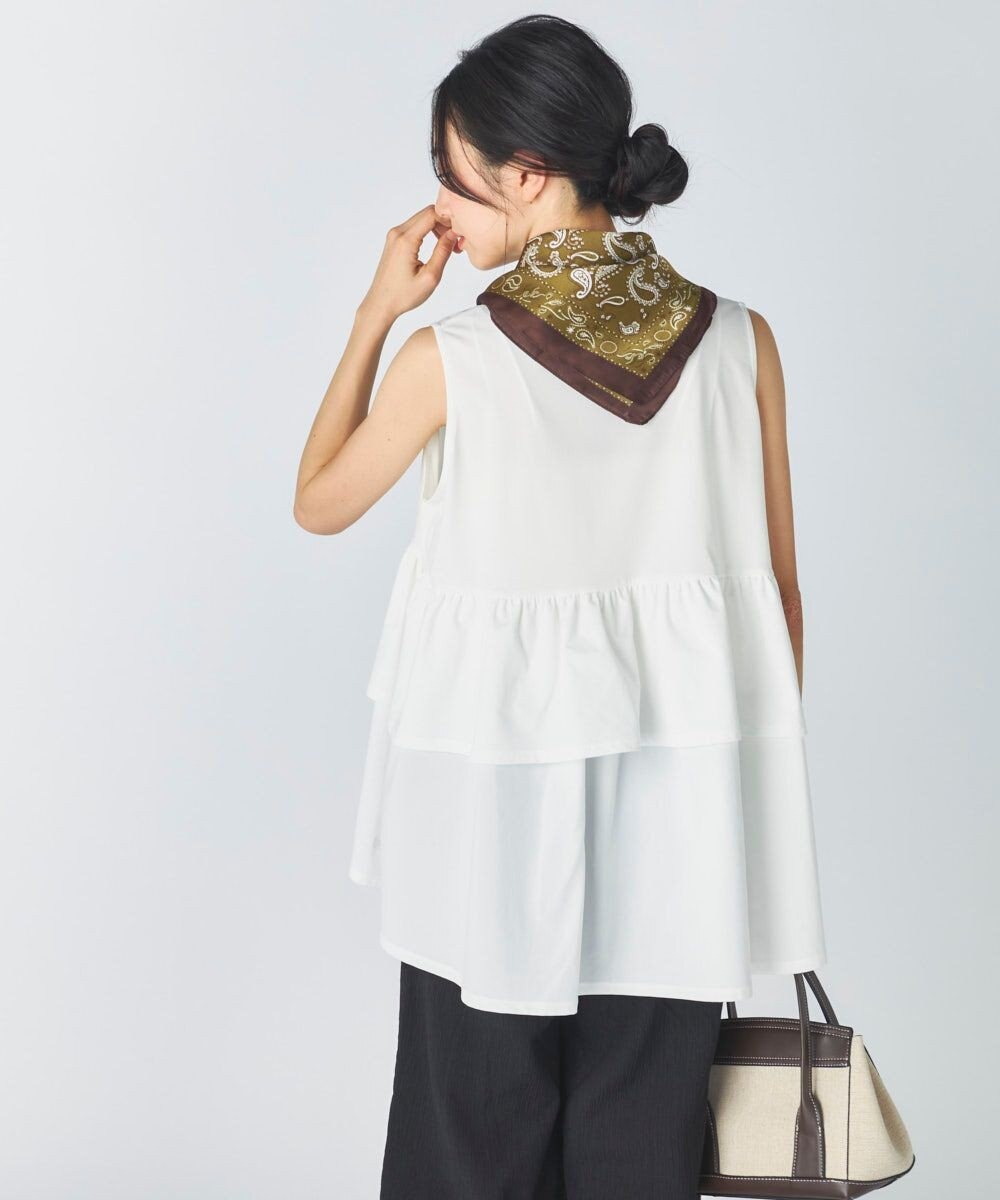 OP／FILA 【Ocean Pacific】らくティブ｜ティアードフリルデザインタンクトップ 