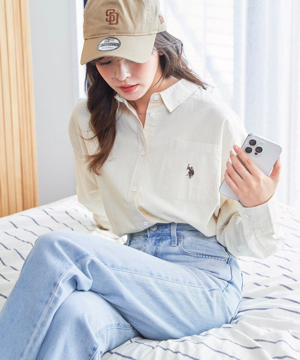 WEGO 【25年秋新色登場★】U.S. POLO ASSN.別注ロングスリーブシャツ 