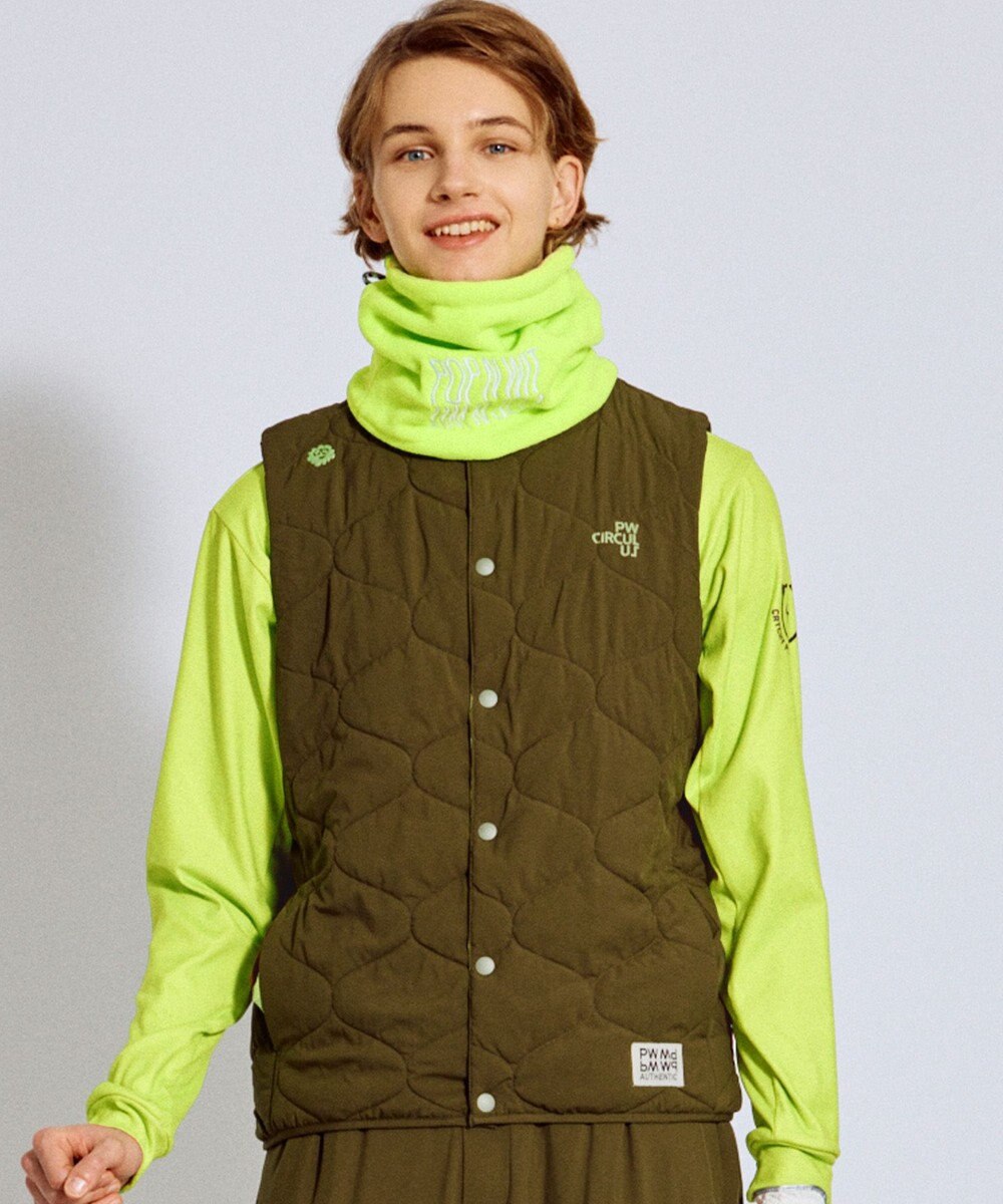 PW CIRCULUS NEWデザイン！【UNISEX】WAVY ネックウォーマー ゴルフ 