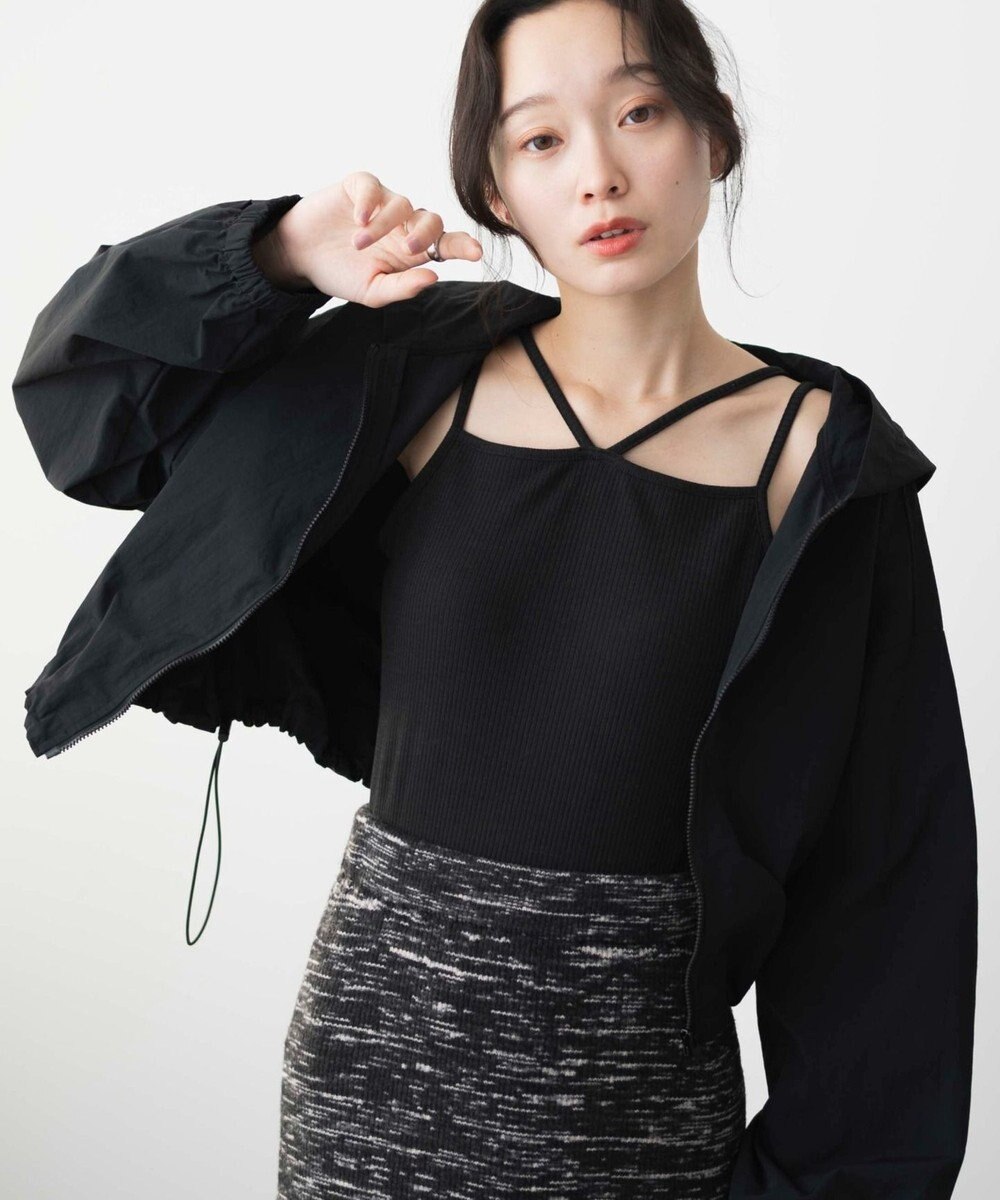 WEGO ショートナイロンブルゾン 