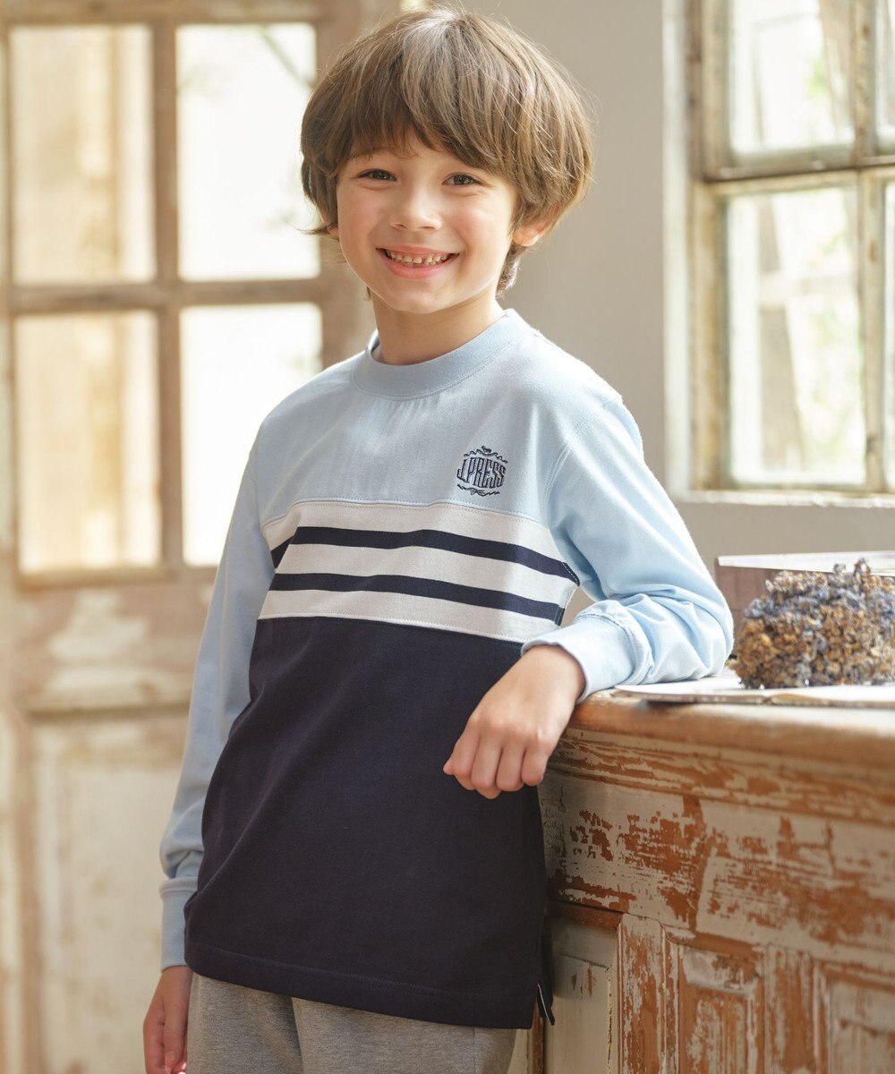 J.PRESS KIDS 【100-130cm】ボーダーミックス カットソー 