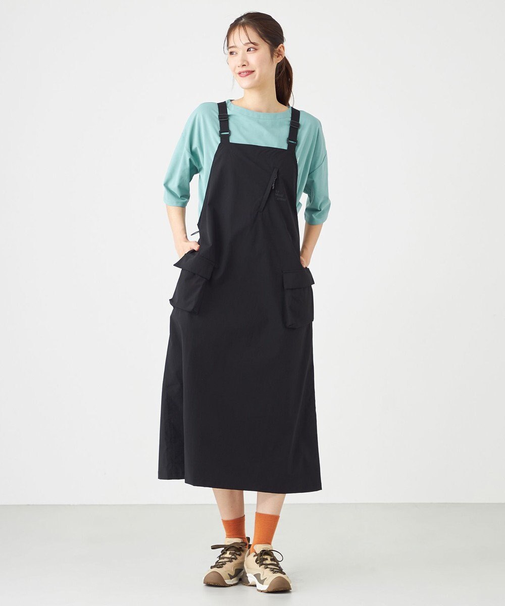 SHARE PARK LADIES 【撥水・UVカット・ストレッチ・軽量 】ナイロンジャンパースカート（S・Mサイズ） 