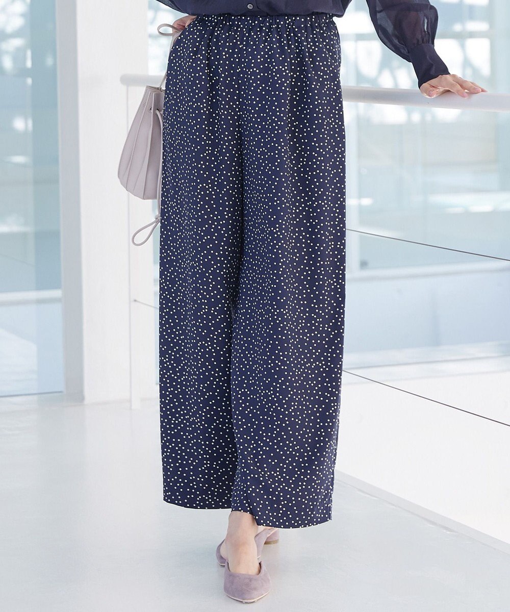 洗える ヌーディスバックサテン ワイドパンツ 組曲 Sファッション通販 公式通販 オンワード クローゼット