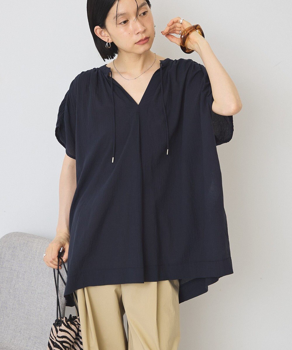 AMERICAN HOLIC フレンチスリーブスキッパーブラウス 