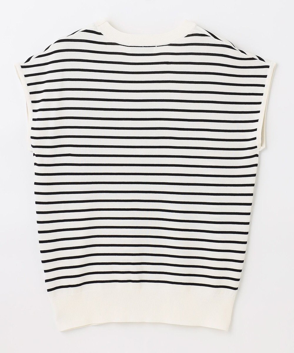 ANY 【UVケア/接触冷感/アンチピリング】クールタッチフレンチスリーブニット 