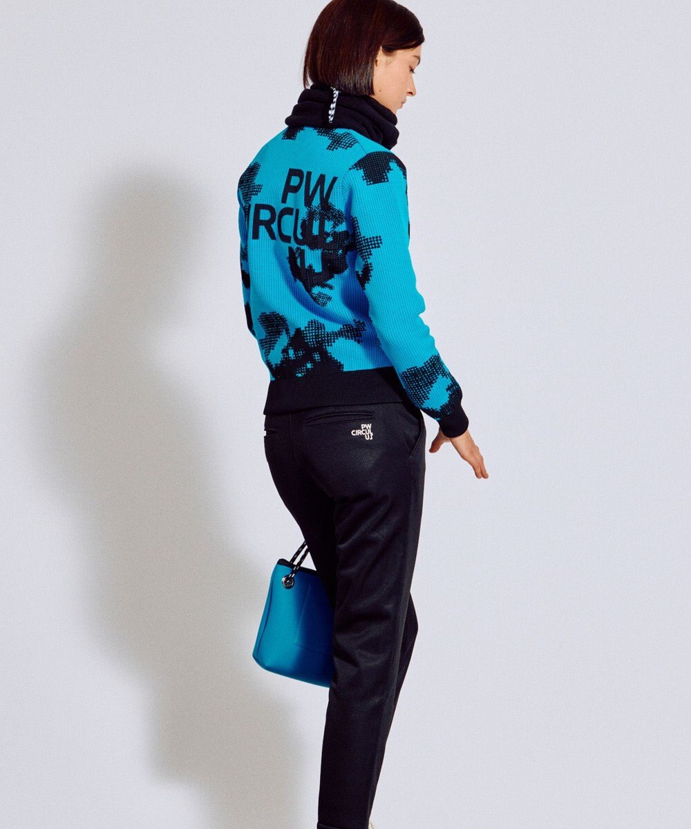 PW CIRCULUS 【WOMEN】Spark dot camouflage 軽量ニット ゴルフウェア レディース 