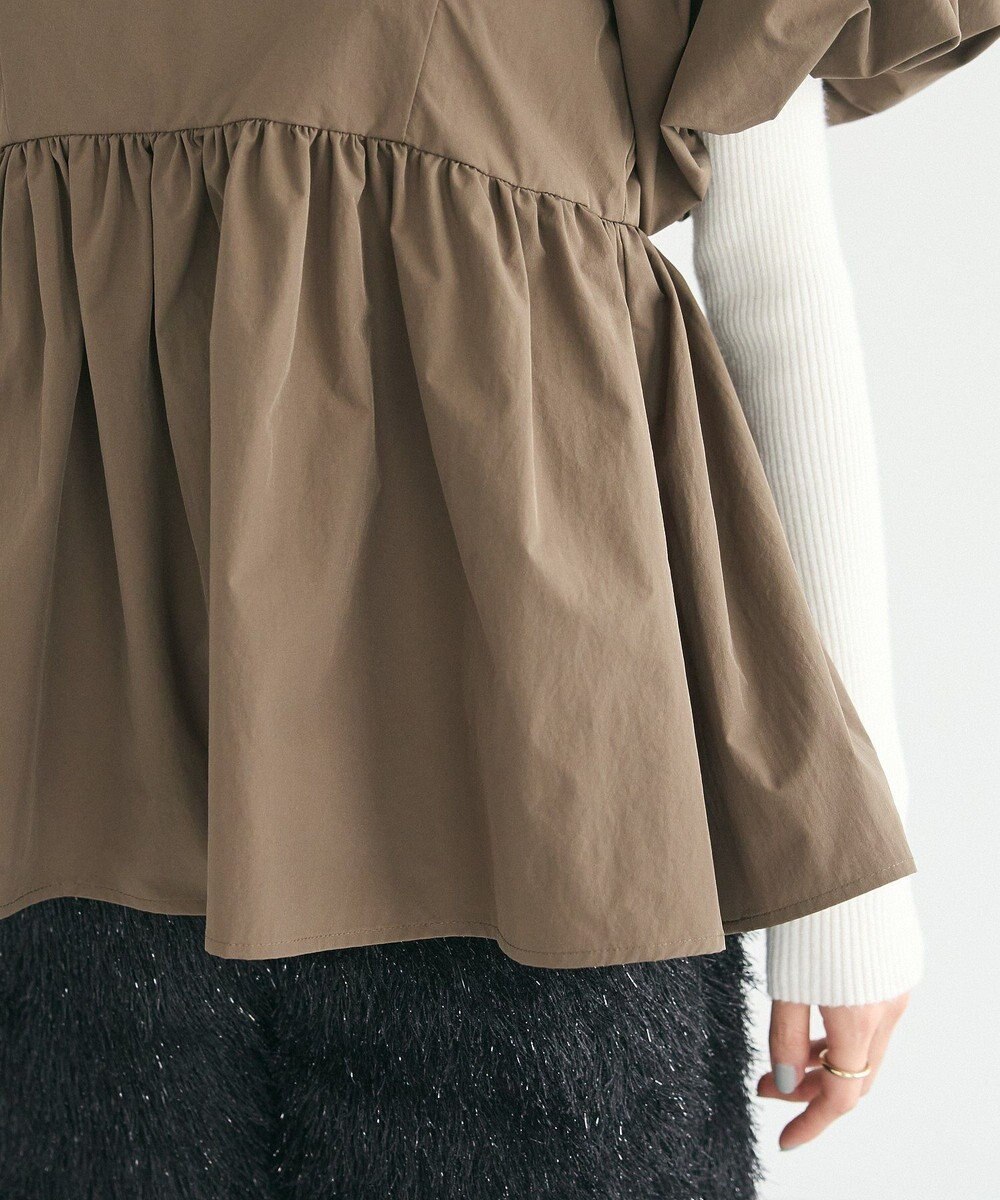 CRAFT STANDARD BOUTIQUE パフスリーブペプラムブラウス 