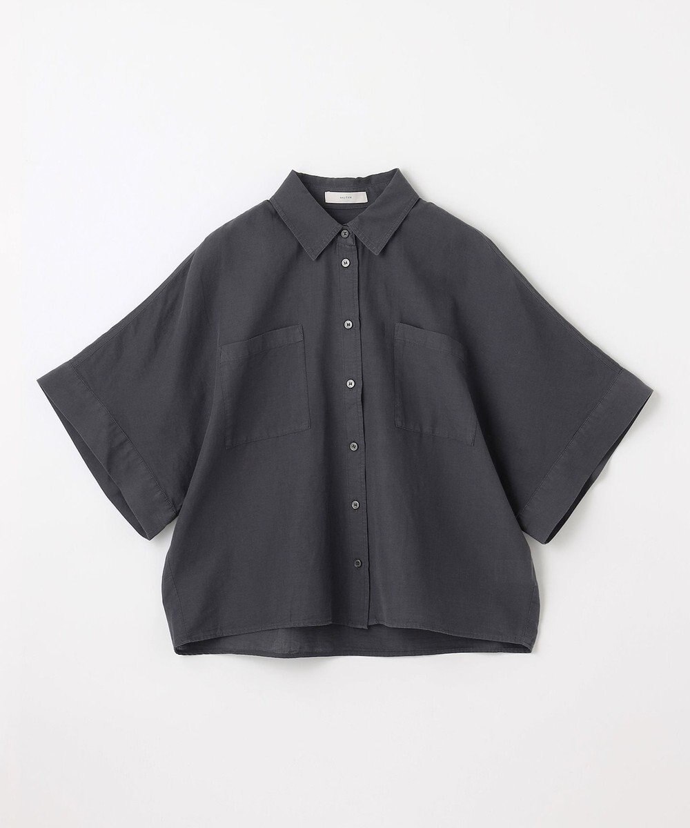 ANY 【手洗い可】コットンリネンブラウス 