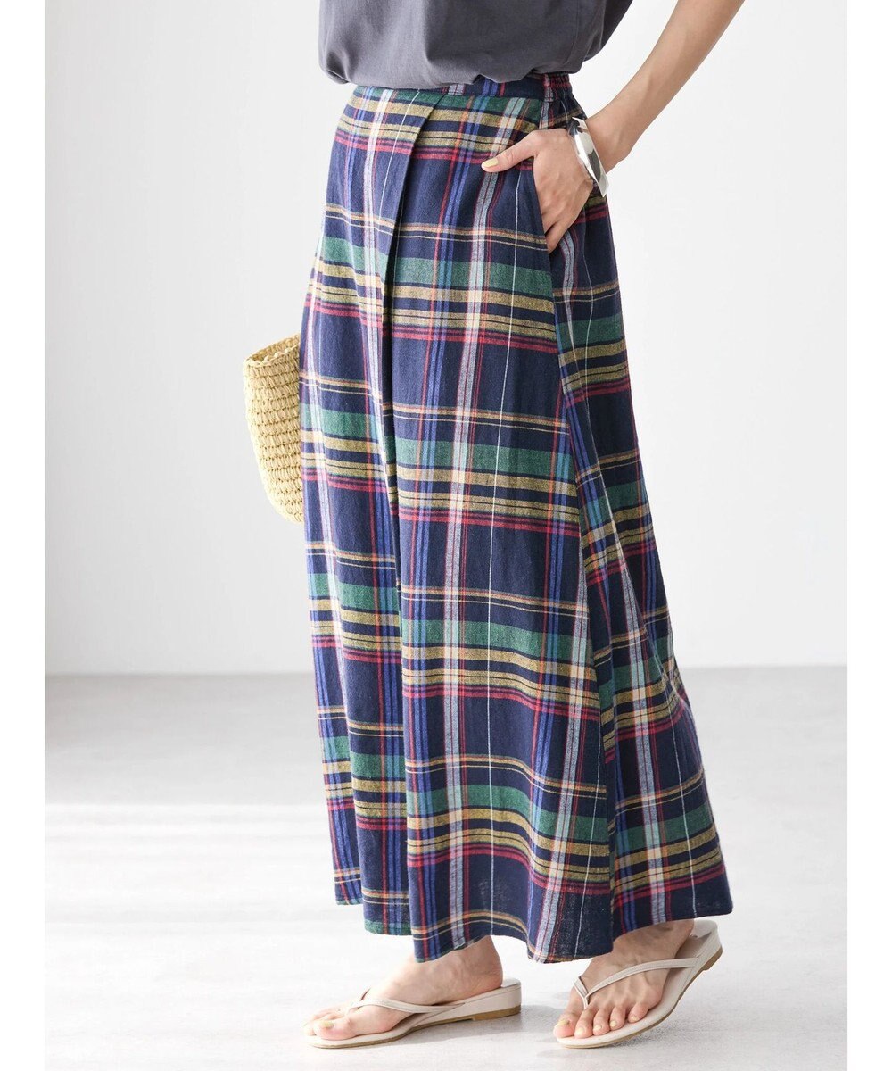 AMERICAN HOLIC リネンブレンドフレアスカート2 