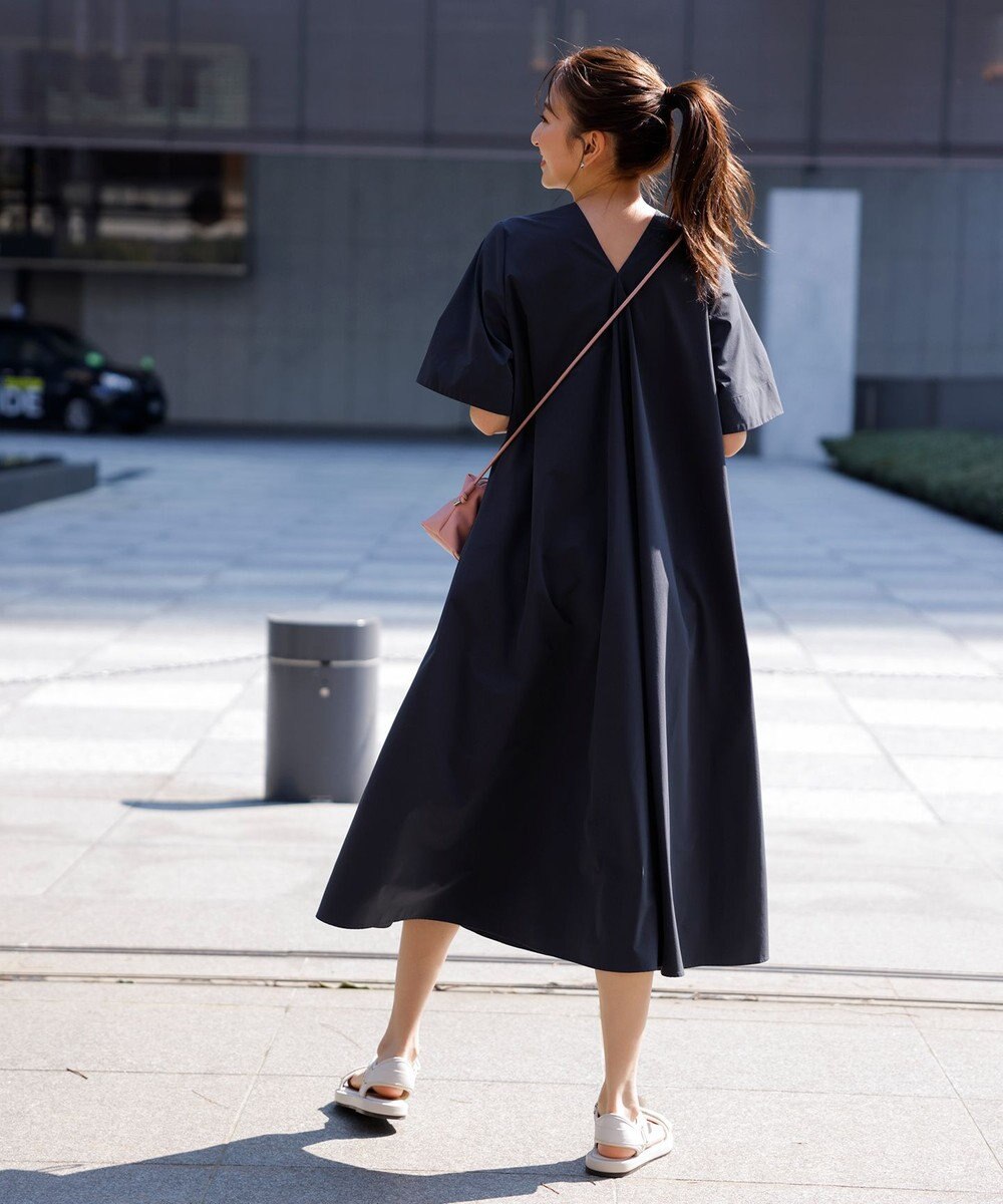 UNFILO 【洗える/軽量】FINE MOVE Aラインワンピース 