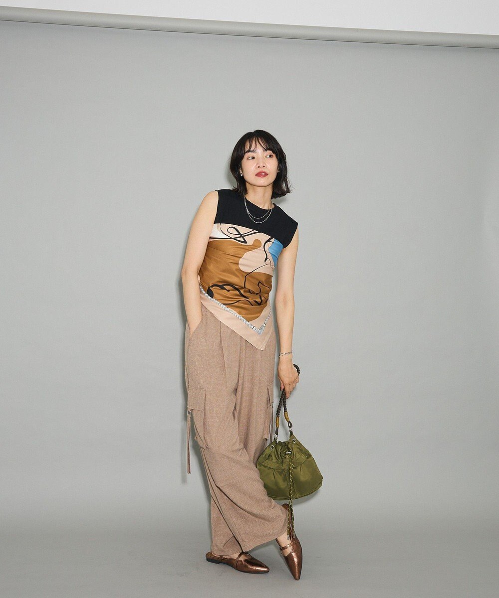 Green Parks ・モダンパターンスカーフ　９０×９０ 