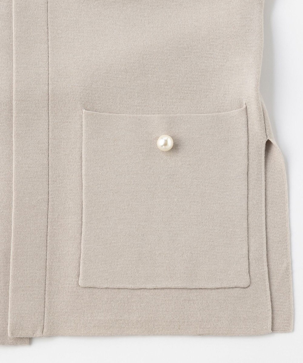 UNFILO 【VERYコラボ】パールボタンニットジレ 
