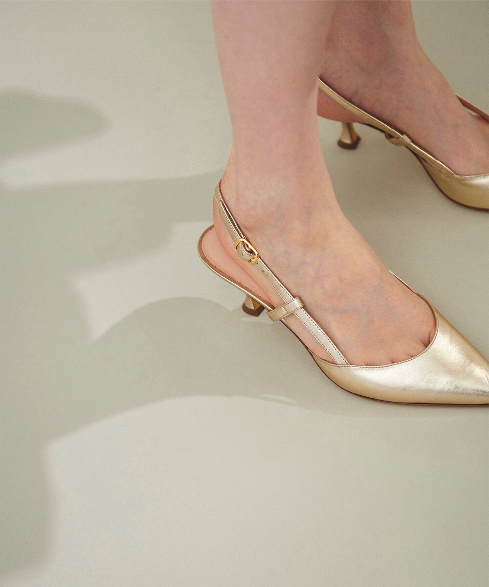 GRACE CONTINENTAL Rupert Sandersonバックストラップヒール 