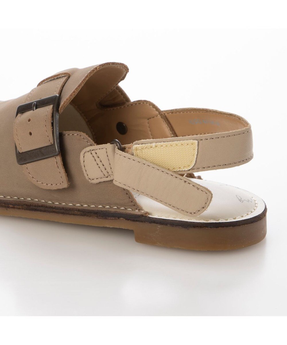 ing <ing>シングルモンクデザインバックストラップシューズ 