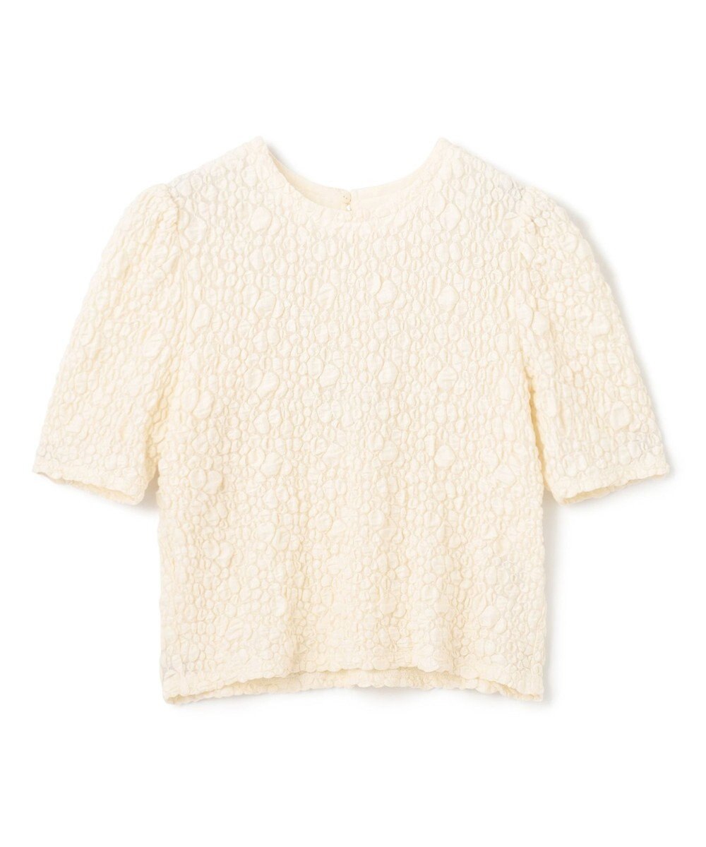 uncrave 【洗濯機洗い可】ストレッチレース トップス （uncrave WHITE） 