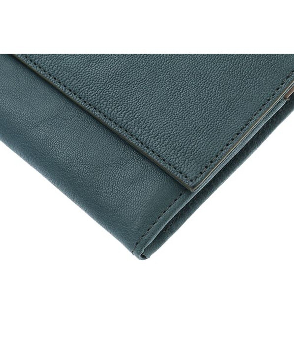 genten 【新色】フレスコ フラップ長財布 
