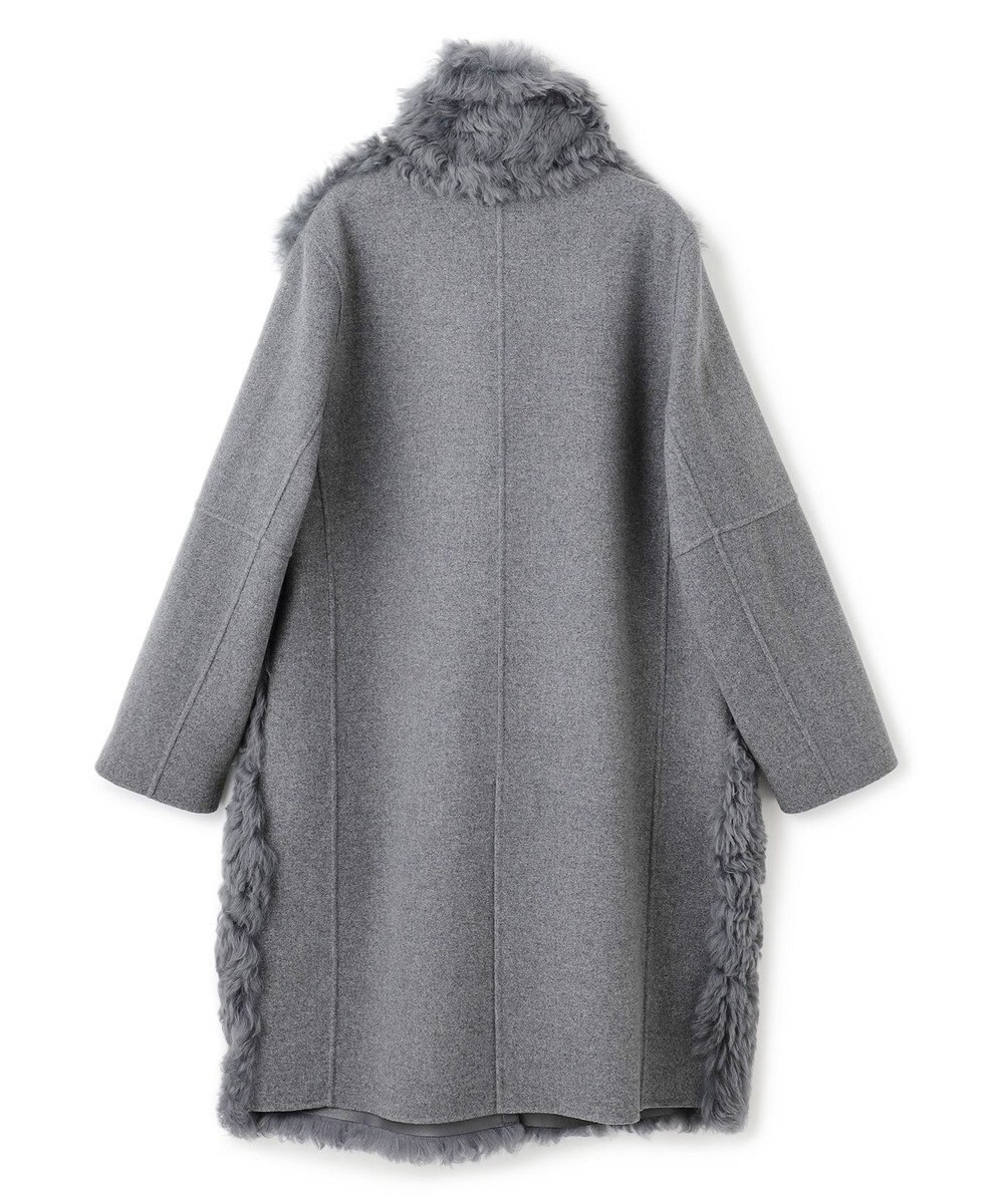 BEIGE， DANDEL / ミドル丈ムートンコート 