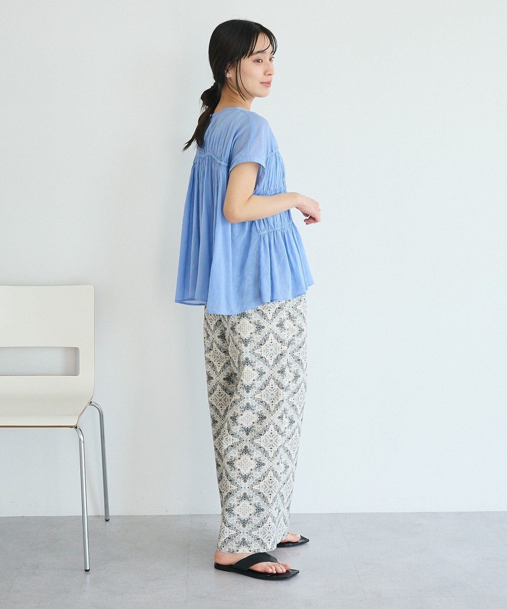 CRAFT STANDARD BOUTIQUE ヴィンテージボイルギャザーブラウス 