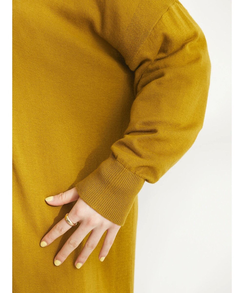 CRAFT STANDARD BOUTIQUE 裾スリットロングニットカーディガン 