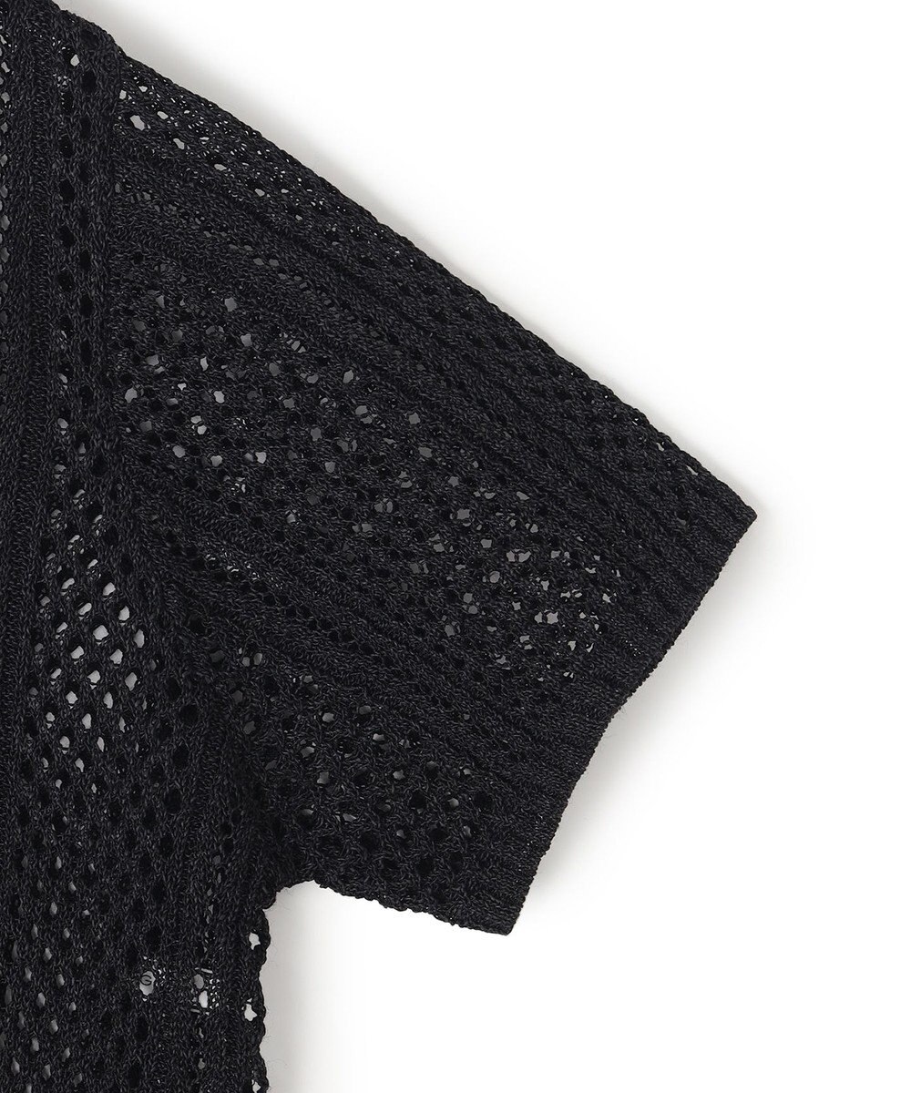 BEIGE， ATACAM / パターンメッシュ ハーフニット 