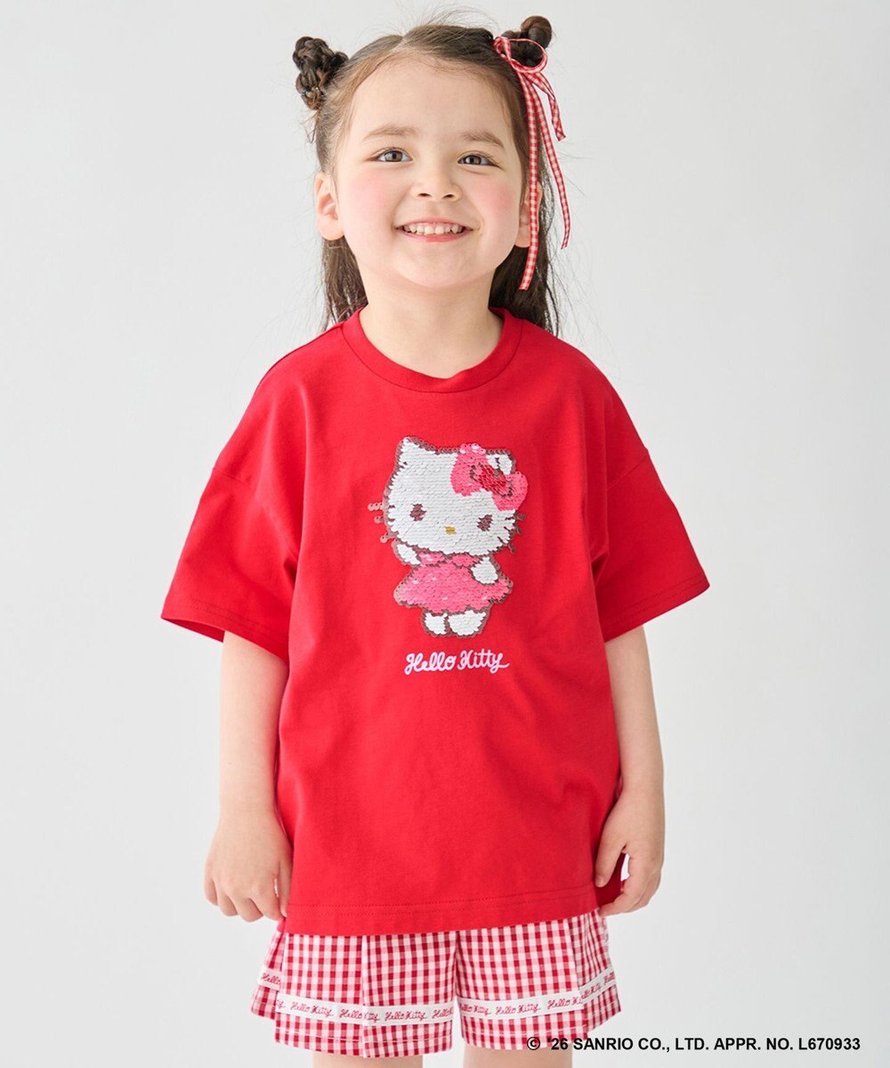 ANY KIDS 【サンリオキャラクターズ×ANY KIDS】ひんやり ミラクルスパンコール Tシャツ 