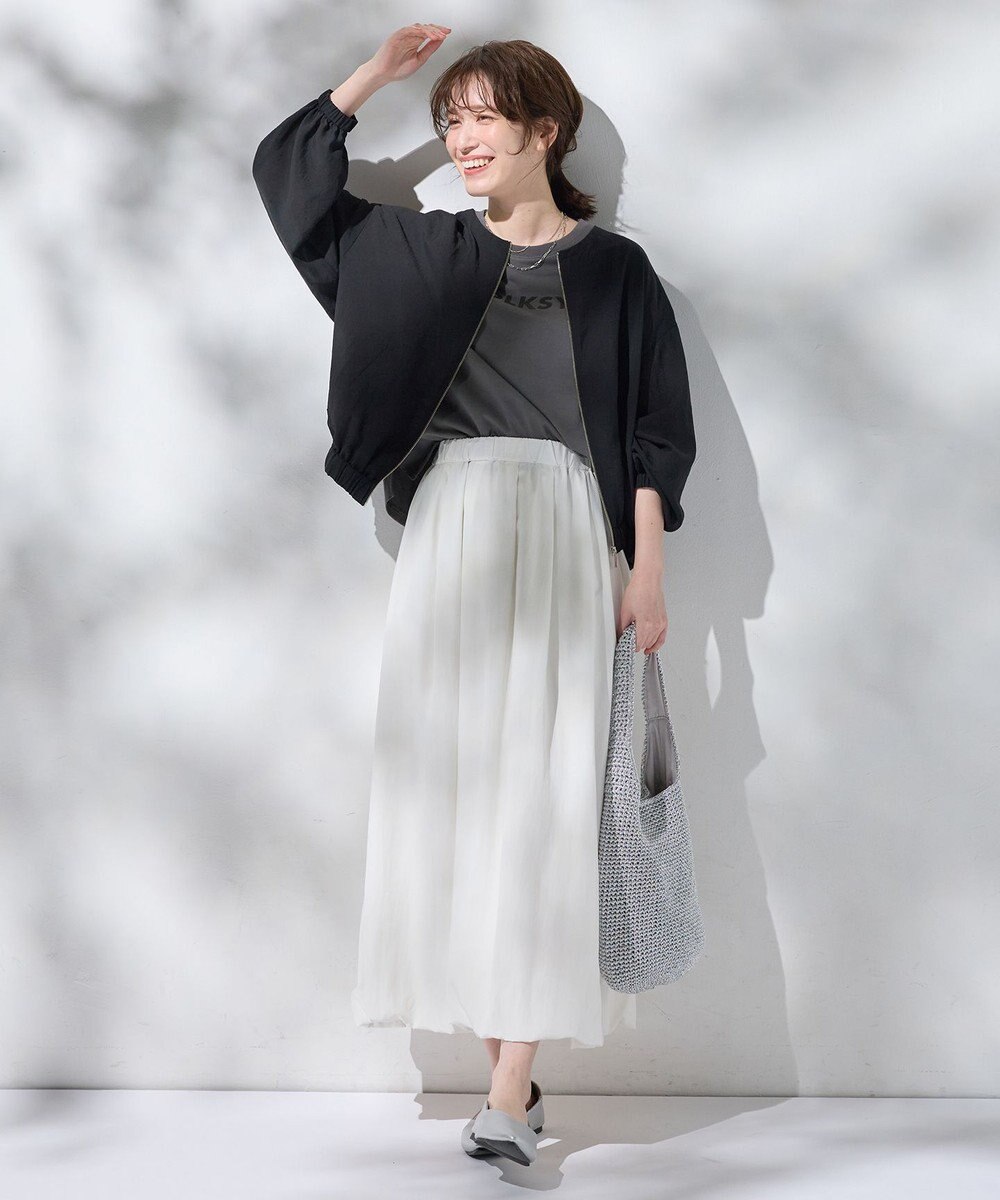 ANY シアーブルゾン 