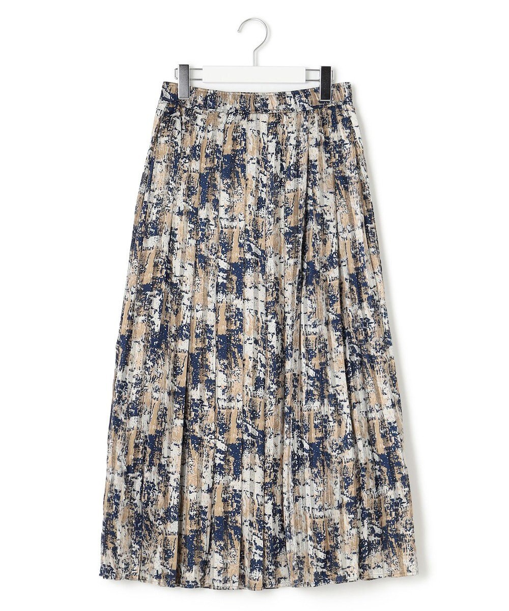 J.PRESS YORK STREET 【WOMEN】ペイントプリントスカート 