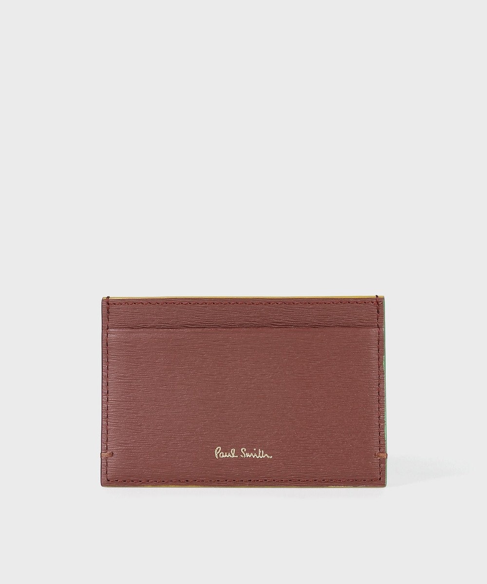 Paul Smith カラードエッジ パスケース チェスナット