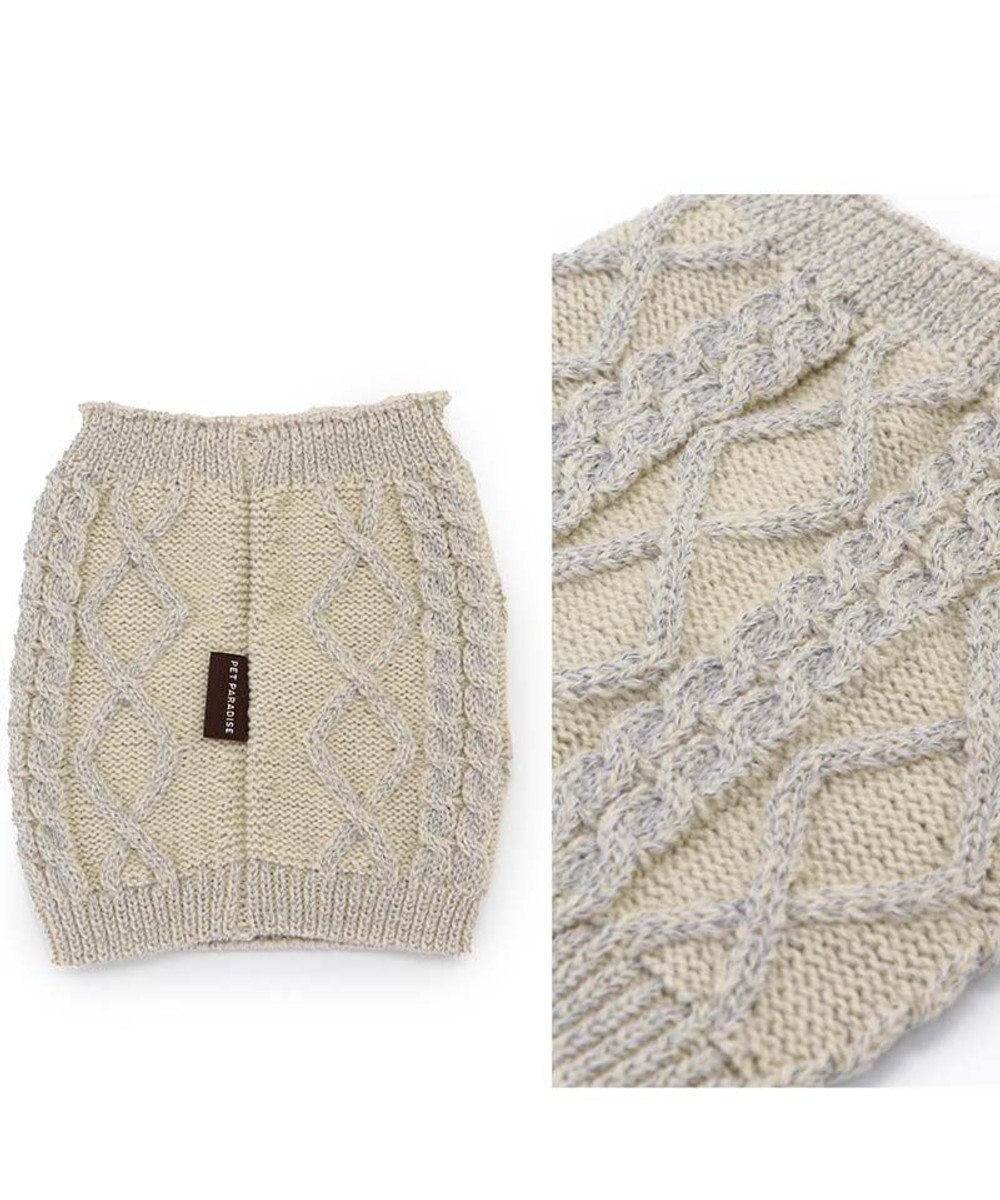 PET PARADISE ペットパラダイス 反射スヌード 《ホワイト》 中型犬 大型犬 