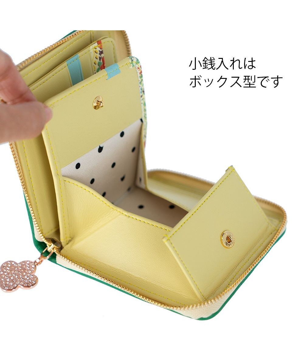 tsumori chisato CARRY エポネコメッシュ ラウンドファスナー2つ折り財布 