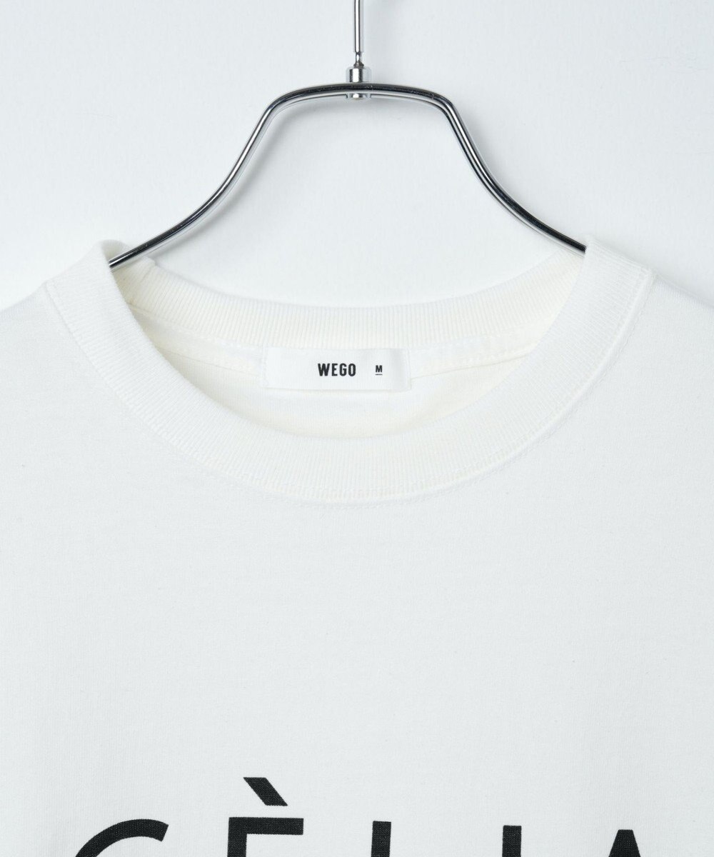 WEGO 【新色追加/手洗い可/綿100%/MLXLサイズ】クルーネックプリントTシャツ 