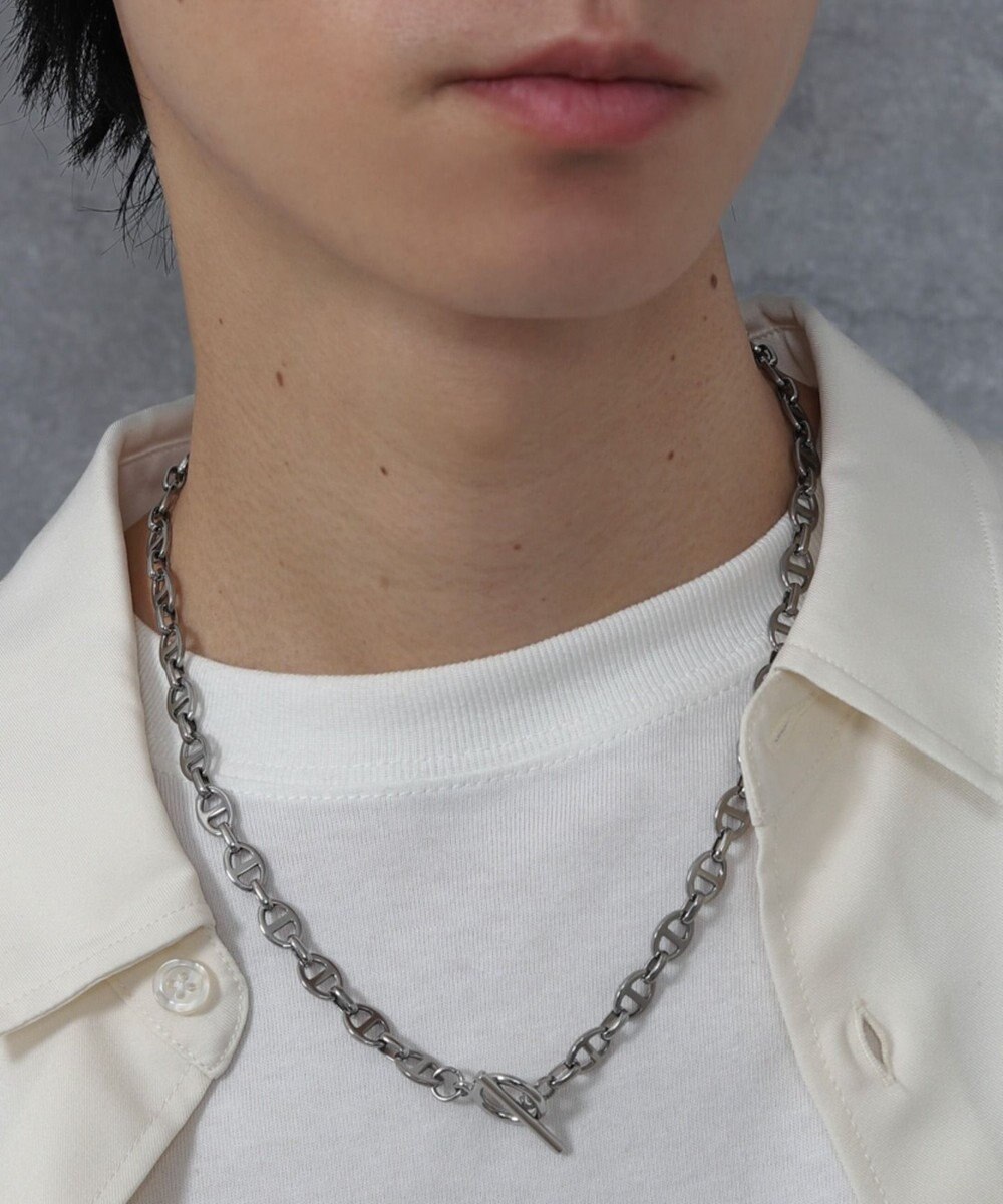 WEGO Mステンレスマンテルチェーンネックレス 