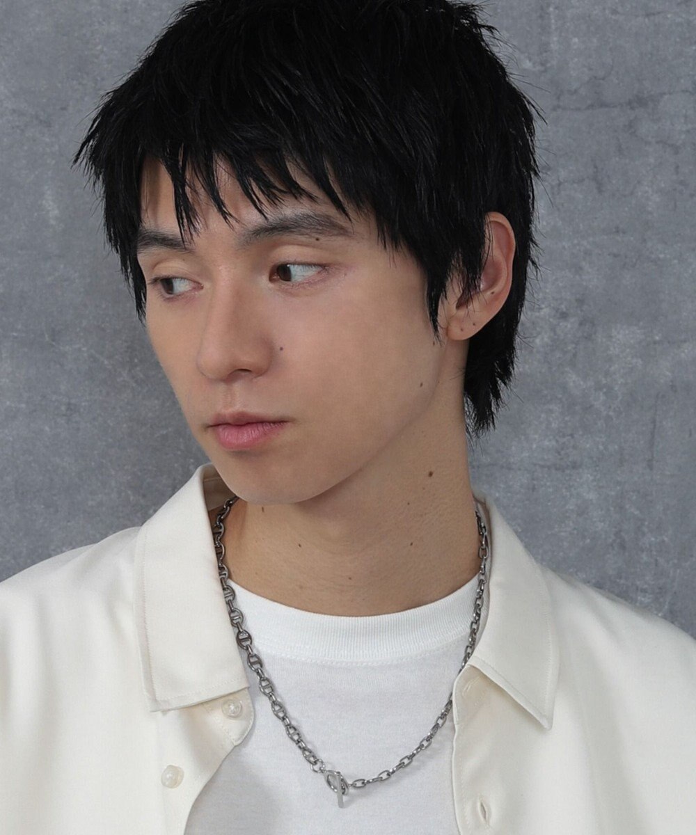 WEGO Mステンレスマンテルチェーンネックレス 