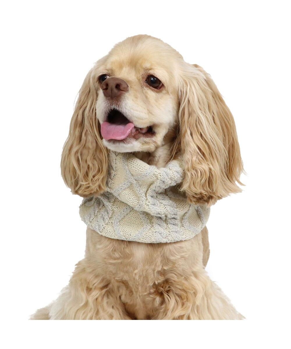 PET PARADISE ペットパラダイス 反射スヌード 《ホワイト》 中型犬 大型犬 