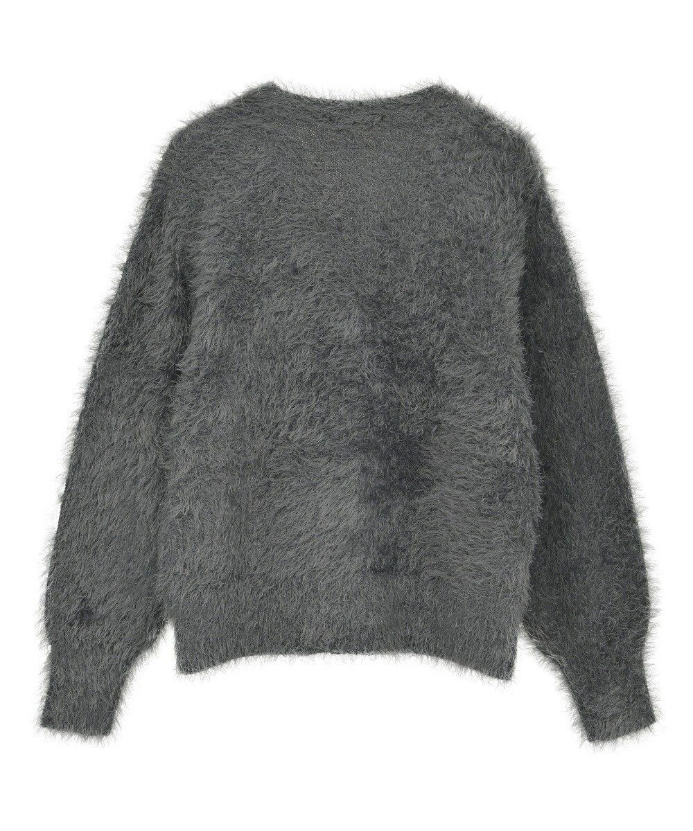 Green Parks シャギーＶネックカーディガン 