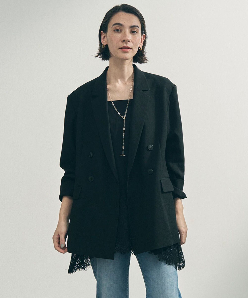 UNFILO レースヘム キャミソール 