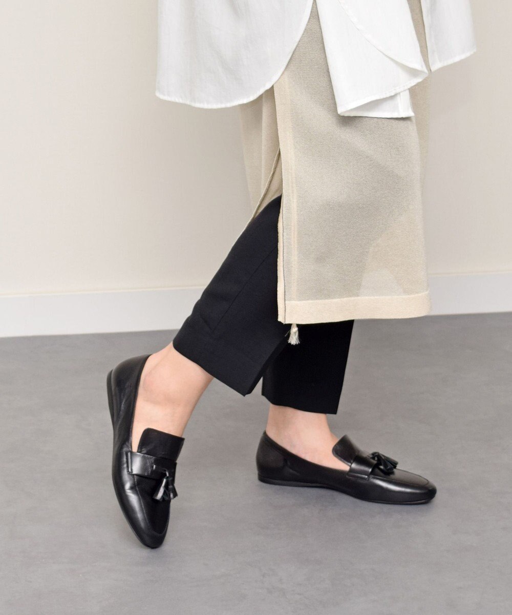 INTER-CHAUSSURES 【FABIO RUSCONI】フラットヒールタッセルローファー 