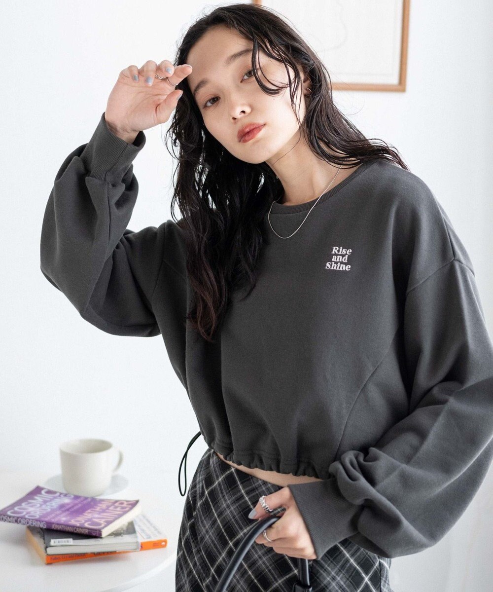 WEGO ドロストデザインPOスウェット 