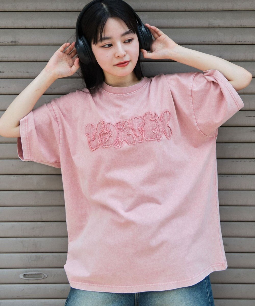 WEGO 【ユニセックス着用ITEM】スノーウォッシュダメージアップリケT（SS） 