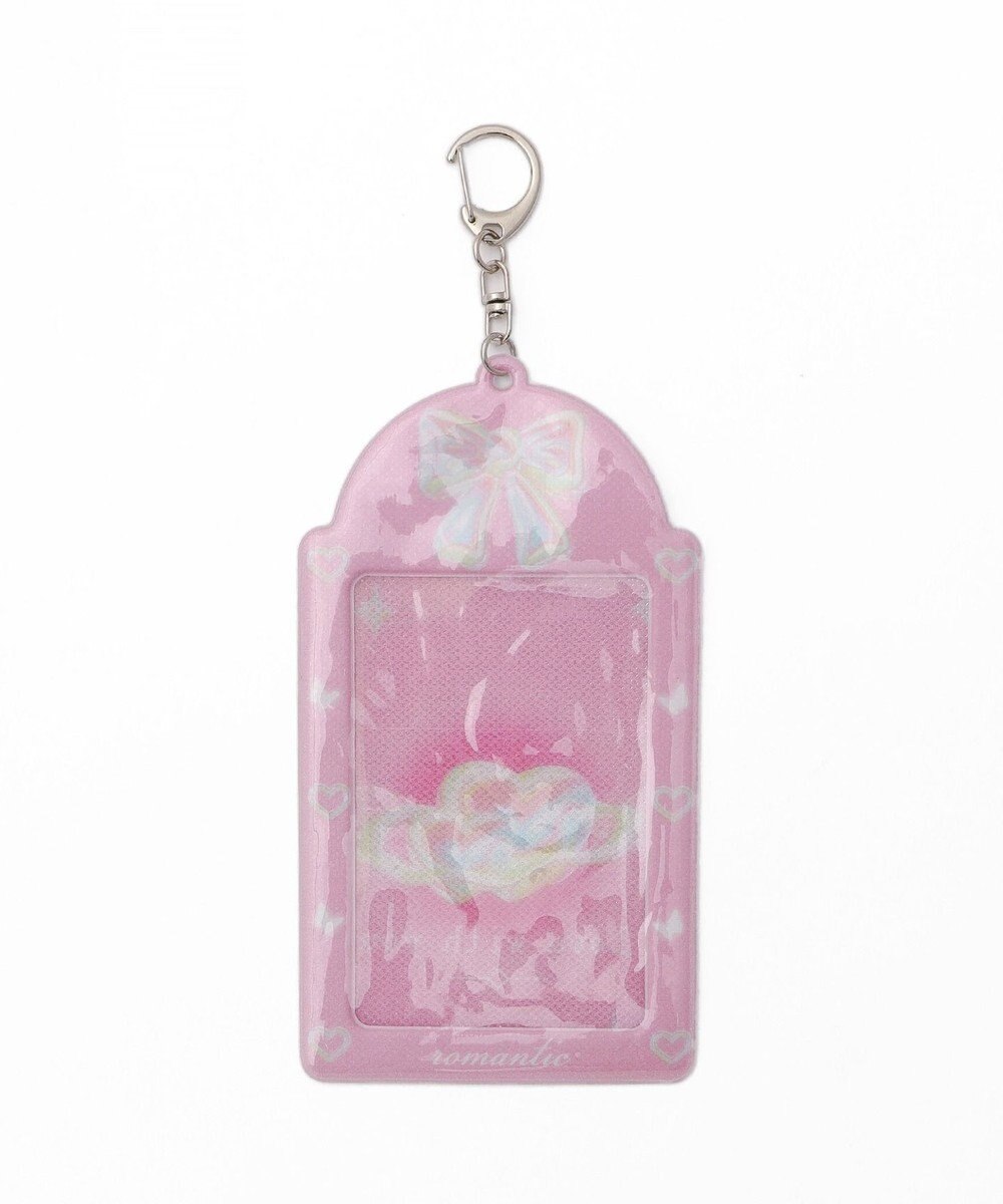 WEGO 【痛バ＆推し活グッズ】ラメクリアカラーモチーフカードホルダーキーホルダー 