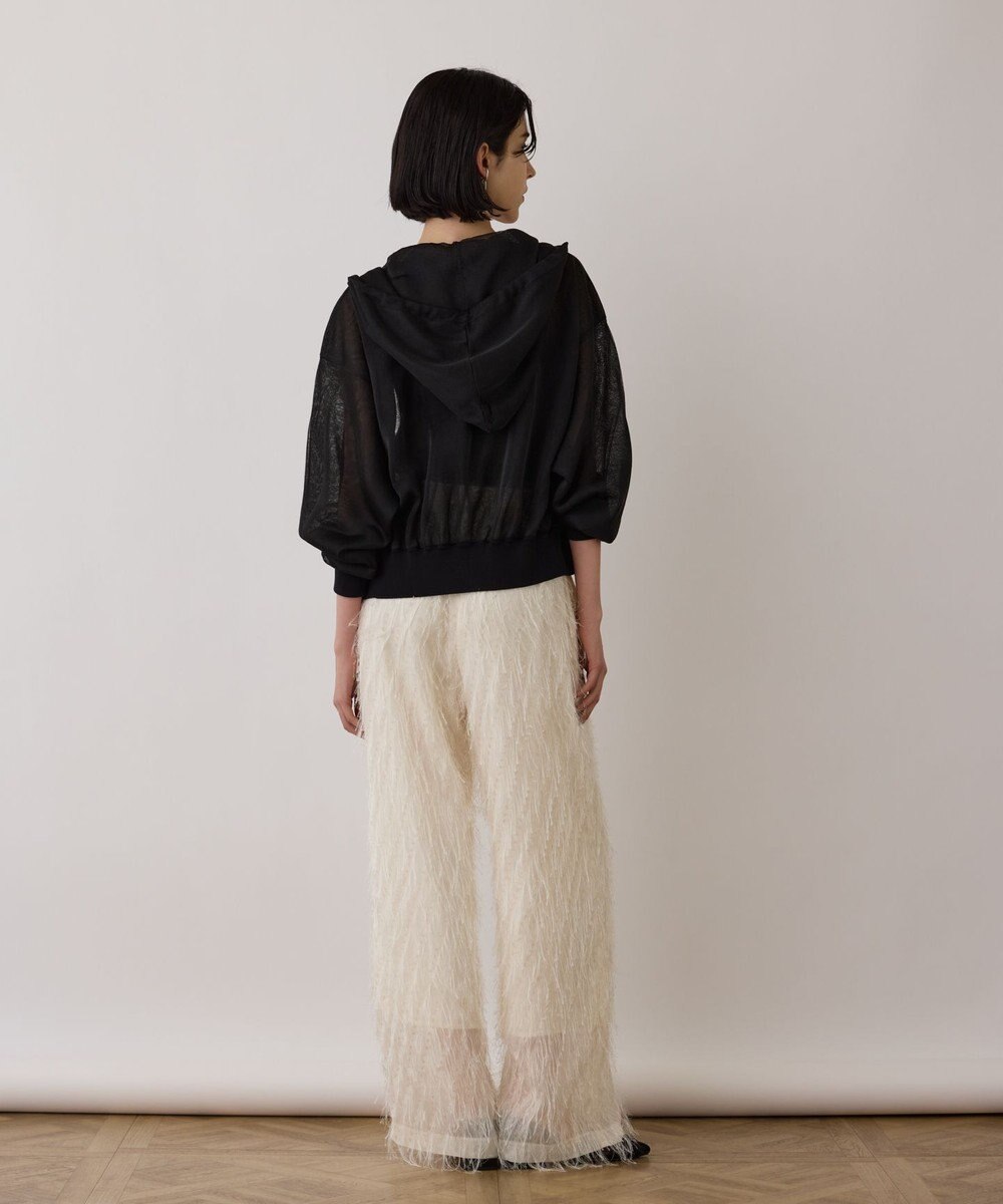 GRACE CONTINENTAL シアーニットパーカー 