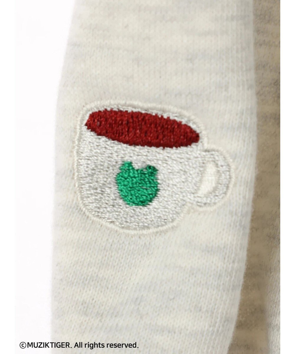 Green Parks ムジークタイガー／裏起毛プリントプルオーバー 