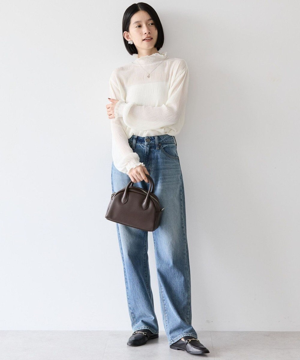 AMERICAN HOLIC マジョリカプリーツハイネックブラウス 