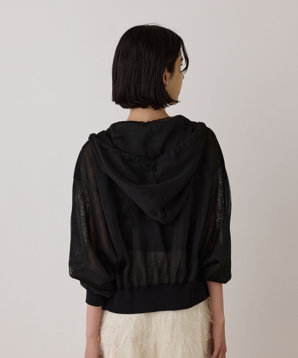 GRACE CONTINENTAL シアーニットパーカー 