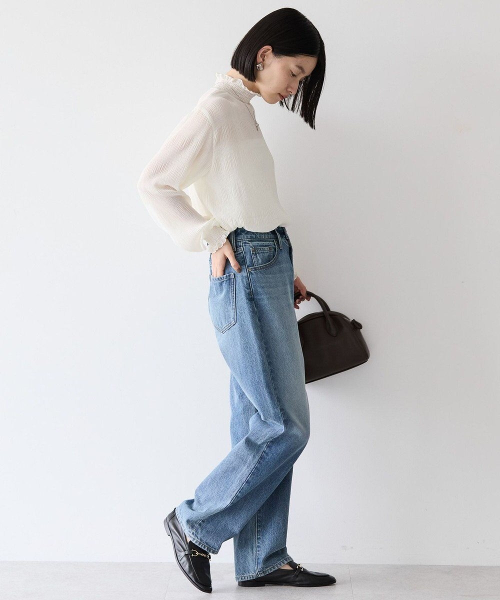 AMERICAN HOLIC マジョリカプリーツハイネックブラウス 