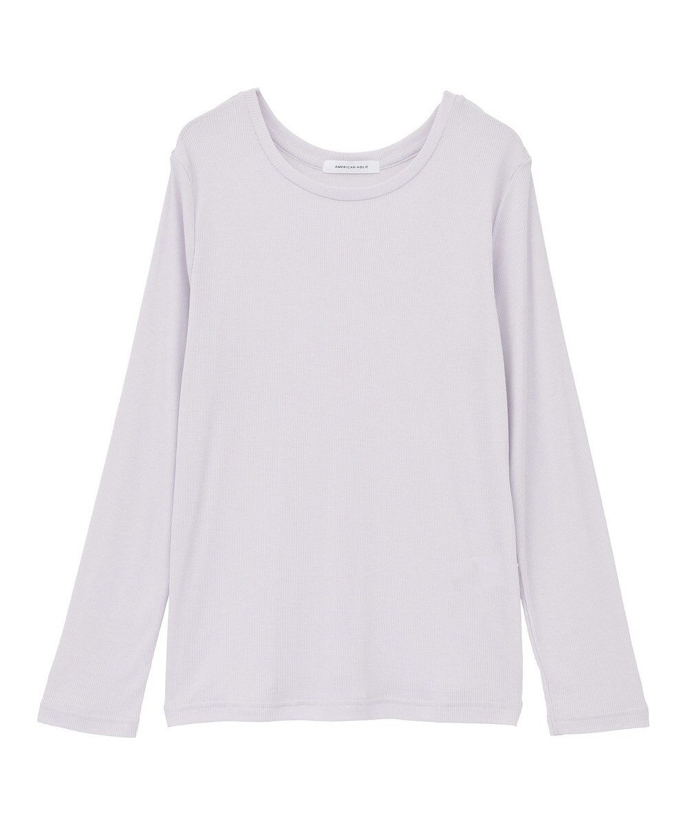 AMERICAN HOLIC シアーリブプルオーバー 